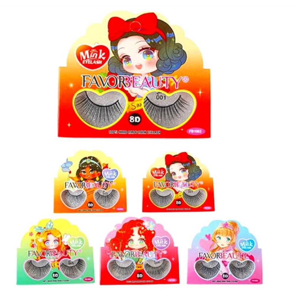 FASHION EYELASH - SET OF 5